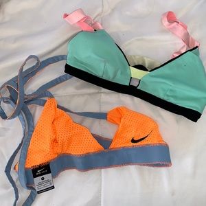 Colorful bralettes